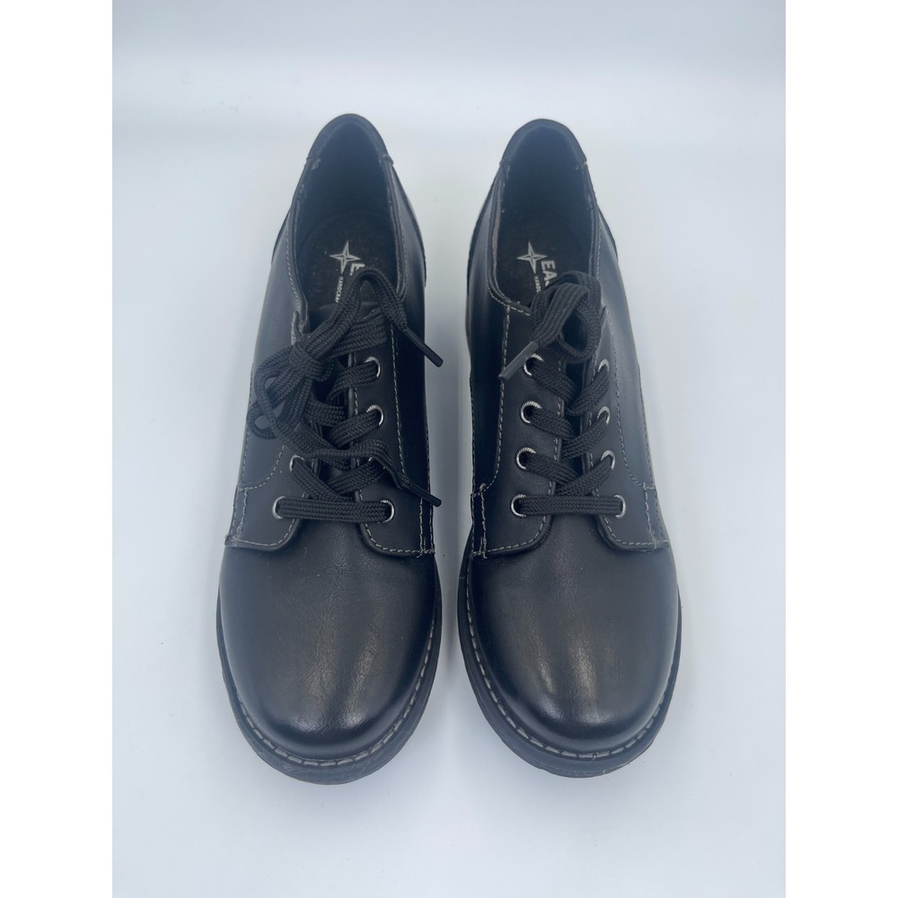 Eastland Trish Bootie Oxford Shoes Women's Size 8M Black Lace-Up Block Heel